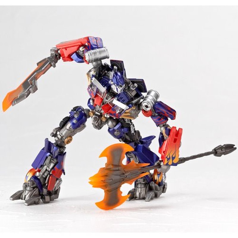 optimus prime toy with axe